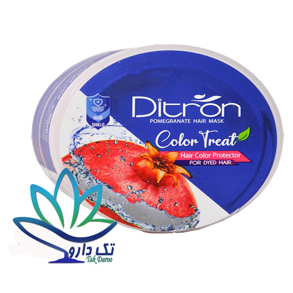 ماسک مو رنگ شده با عصاره انار دیترون